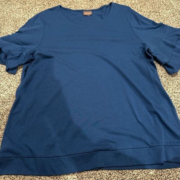 Blue chicos blouse short sleeve - Picture 1 of 3